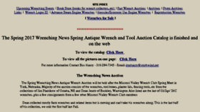 What Wrenchingnews.com website looked like in 2017 (6 years ago)