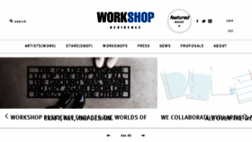 What Workshopresidence.com website looked like in 2017 (6 years ago)