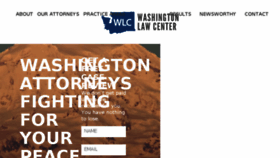 What Washingtonlawcenter.com website looked like in 2017 (6 years ago)