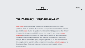 What Wepharmacy.com website looked like in 2017 (6 years ago)