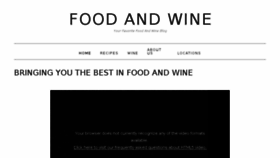 What Washingtonpostwine.com website looked like in 2017 (6 years ago)