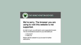 What Winchendon.myschoolapp.com website looked like in 2017 (6 years ago)