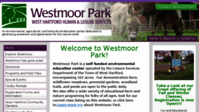 What Westmoorpark.org website looked like in 2017 (7 years ago)