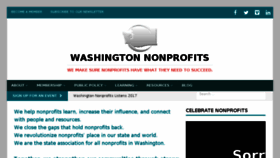 What Washingtonnonprofits.org website looked like in 2017 (6 years ago)