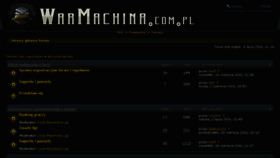 What Warmachina.com.pl website looked like in 2017 (6 years ago)