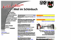 What Weil-im-schoenbuch.de website looked like in 2017 (6 years ago)