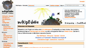 What Wikipedalia.com website looked like in 2017 (6 years ago)