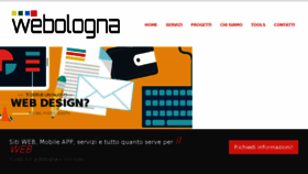What Webologna.it website looked like in 2017 (6 years ago)