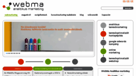 What Webma.hu website looked like in 2017 (6 years ago)