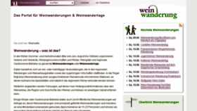 What Weinwanderung.net website looked like in 2017 (6 years ago)