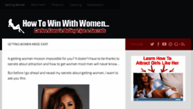 What Win-with-women.com website looked like in 2017 (6 years ago)
