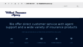 What Willardinsurance.org website looked like in 2017 (6 years ago)