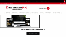 What Webbuilderfx.com website looked like in 2017 (6 years ago)