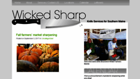 What Wickedsharpknives.com website looked like in 2017 (6 years ago)