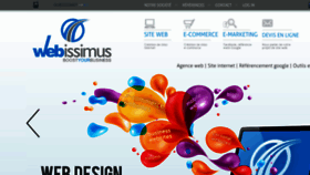 What Webissimus.com website looked like in 2017 (7 years ago)