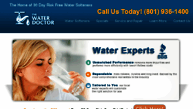 What Waterdoctorutah.com website looked like in 2017 (6 years ago)