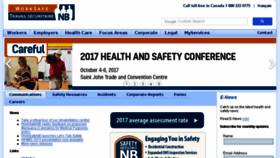 What Worksafenb.ca website looked like in 2017 (6 years ago)