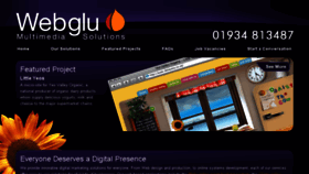 What Webglu.co.uk website looked like in 2017 (6 years ago)