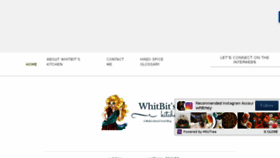 What Whitbitskitchen.com website looked like in 2017 (6 years ago)