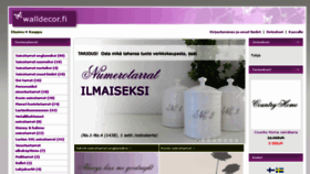 What Walldecor.fi website looked like in 2017 (6 years ago)