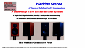 What Watkinsstereo.com website looked like in 2017 (6 years ago)