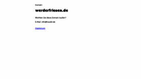 What Werderfriesen.de website looked like in 2017 (6 years ago)