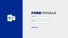 What Webmail.ford.com.tr website looked like in 2017 (6 years ago)