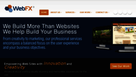 What Webfx.com website looked like in 2017 (6 years ago)