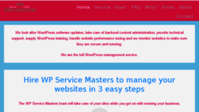 What Wpservicemasters.com website looked like in 2017 (6 years ago)