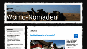 What Womo-nomaden.com website looked like in 2017 (6 years ago)