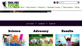 What Watoxics.org website looked like in 2017 (6 years ago)