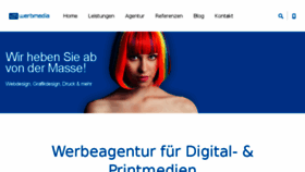 What Werbmedia.de website looked like in 2017 (6 years ago)