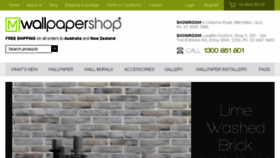 What Wallpapershop.com.au website looked like in 2017 (6 years ago)