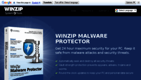 What Winzipmalwareprotector.com website looked like in 2017 (6 years ago)