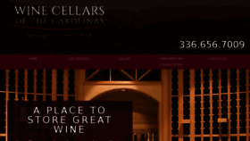 What Winecellarsofthecarolinas.com website looked like in 2017 (6 years ago)