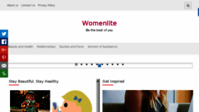 What Womenlite.com website looked like in 2017 (6 years ago)
