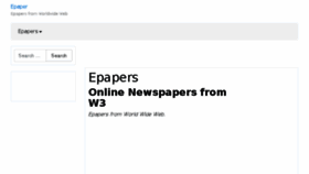 What W3epapers.com website looked like in 2017 (6 years ago)