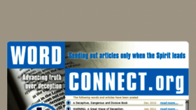 What Wordconnect.org website looked like in 2017 (6 years ago)