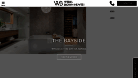 What Wbhomes.com.au website looked like in 2017 (6 years ago)