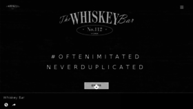 What Whiskeybar.ca website looked like in 2017 (6 years ago)