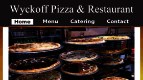 What Wyckoffpizza.com website looked like in 2017 (6 years ago)