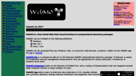 What Webmo.net website looked like in 2017 (6 years ago)