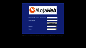 What Webmail.calz.org.ar website looked like in 2017 (8 years ago)