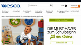 What Wesco-eshop.de website looked like in 2017 (6 years ago)