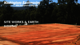 What Washingtonsearthmoving.com.au website looked like in 2017 (6 years ago)