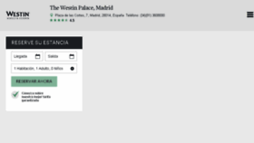 What Westinpalacemadrid.com website looked like in 2017 (6 years ago)