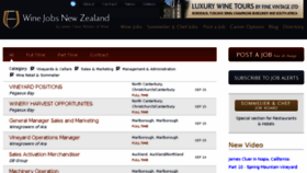 What Winejobsnewzealand.com website looked like in 2017 (6 years ago)