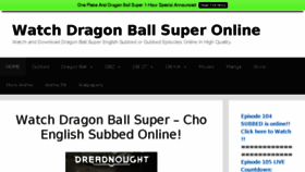 What Watchdbzsuper.tv website looked like in 2017 (6 years ago)