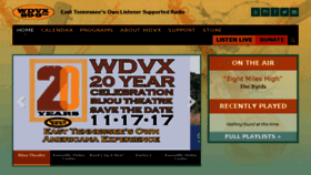 What Wdvx.com website looked like in 2017 (6 years ago)