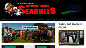 What Wynnumseagulls.com.au website looked like in 2017 (6 years ago)